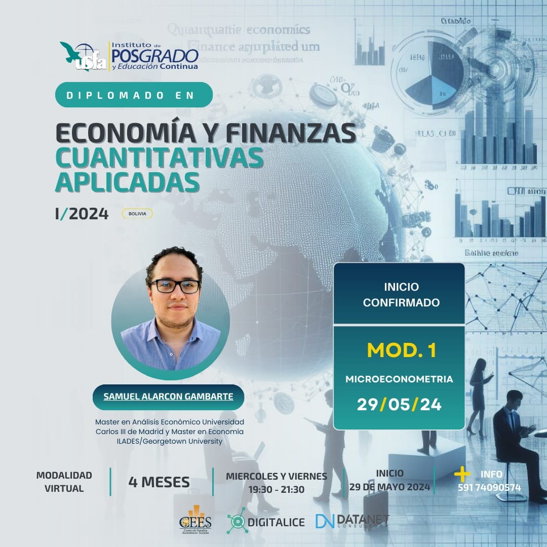Diplomado en Economía y Finanzas Cuantitativas Aplicadas